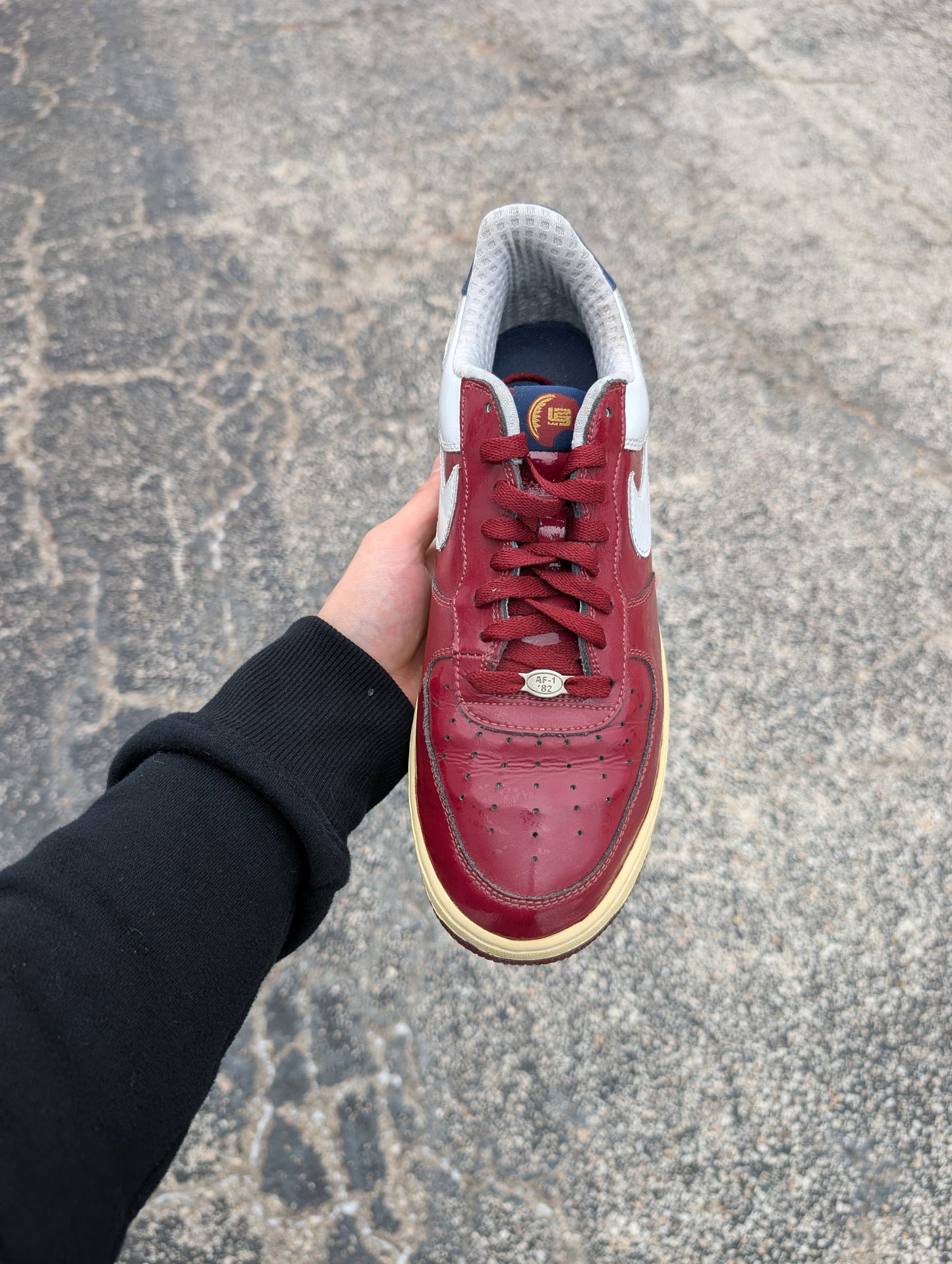 Nike Air Force 1 "Cavs Lebron Patent" (2006)