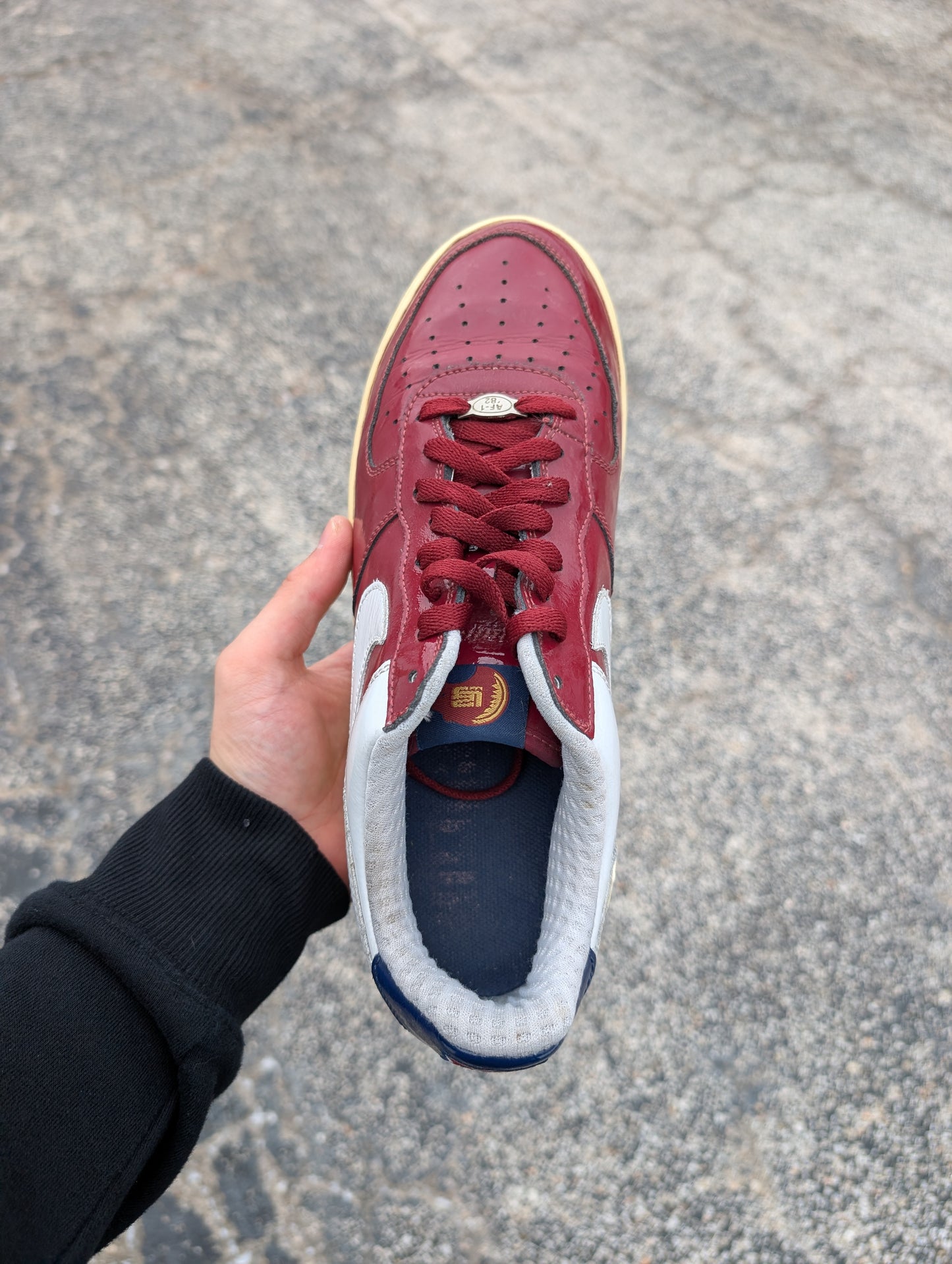 Nike Air Force 1 "Cavs Lebron Patent" (2006)