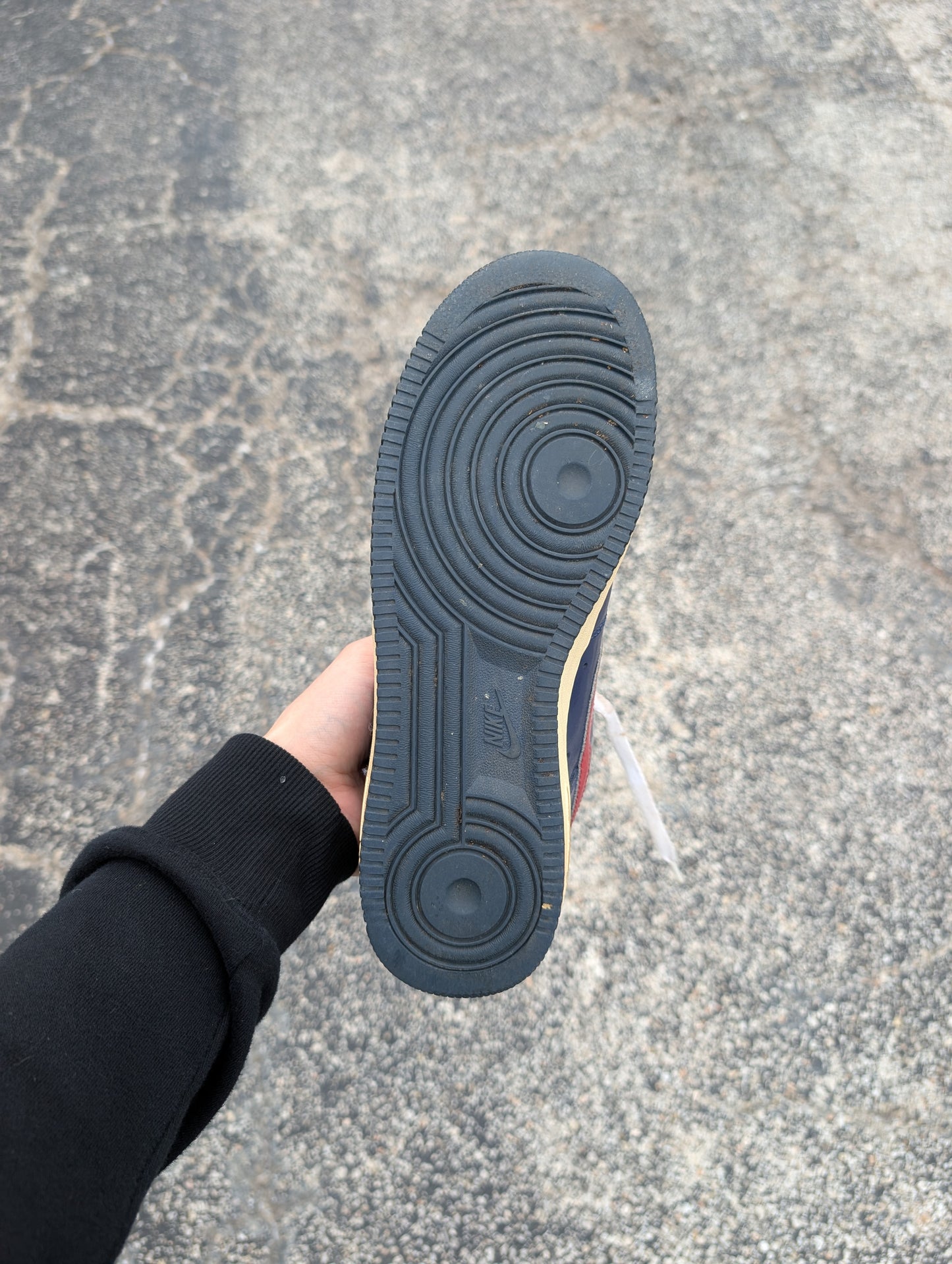 Nike Air Force 1 "Patent Navy/Crimson" (2005)