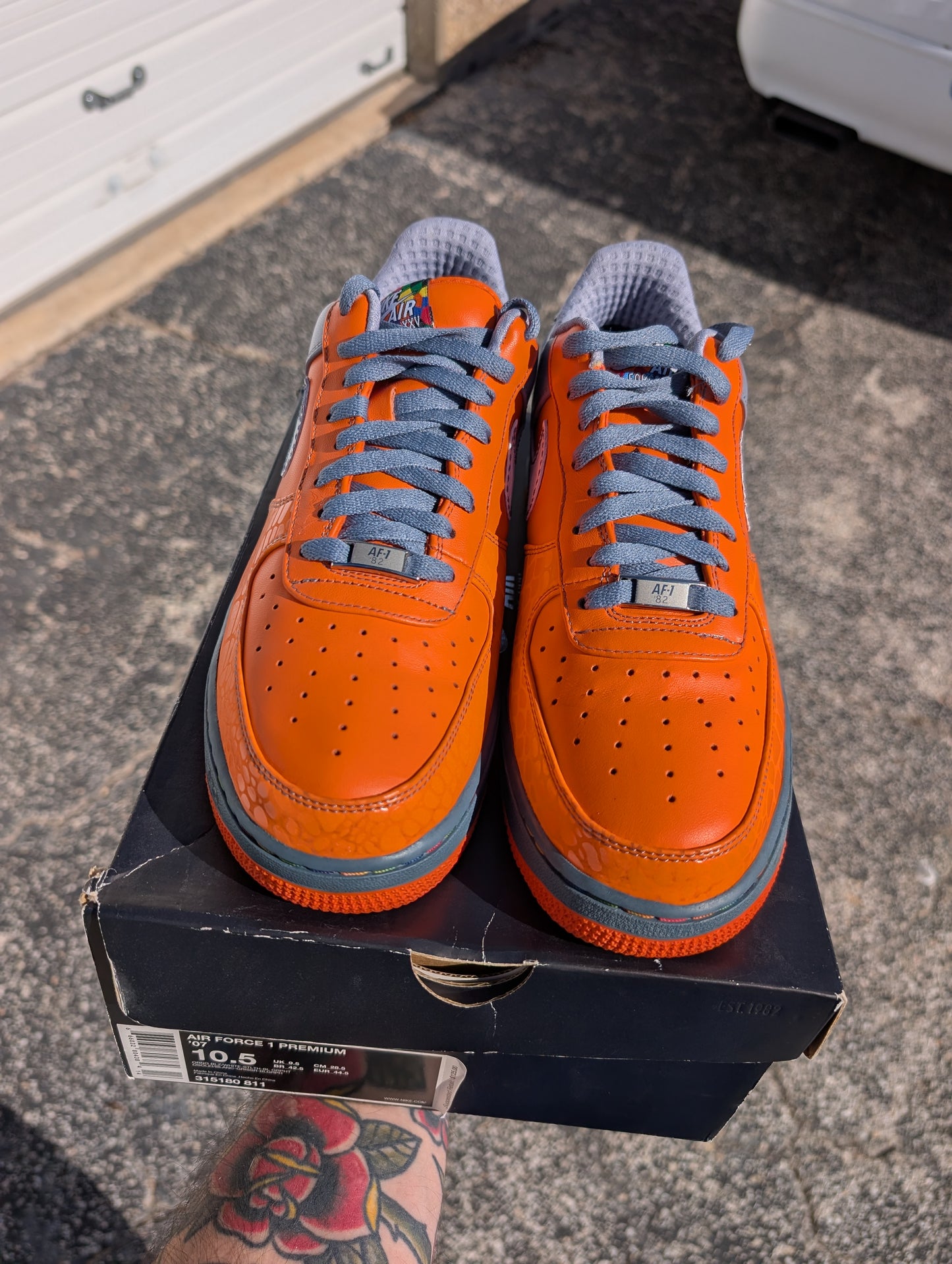 Nike Air Force 1 "Gaucho's Gym: Orange" (2007)