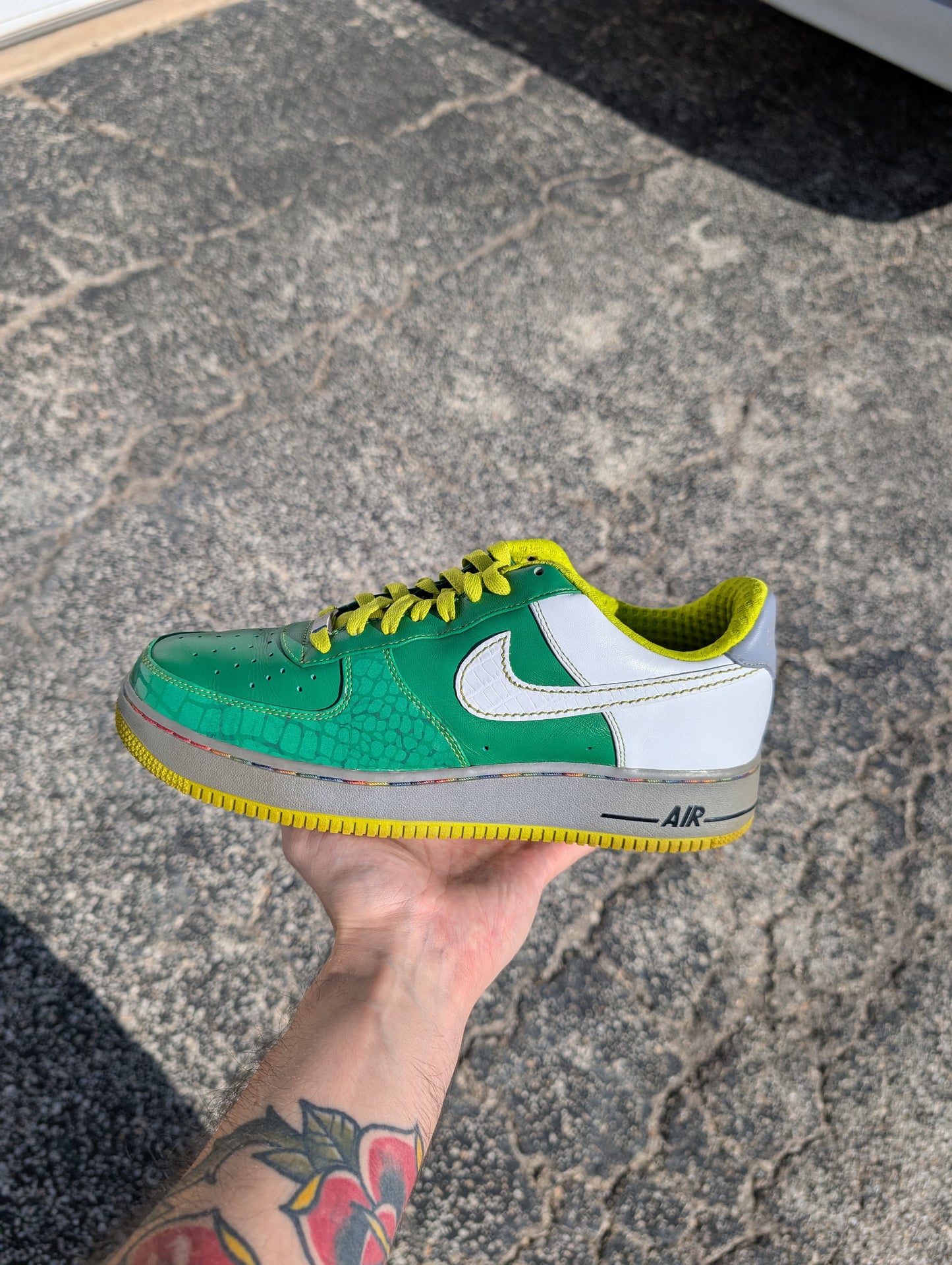 Nike Air Force 1 "Gaucho's Gym: Green" (2007)