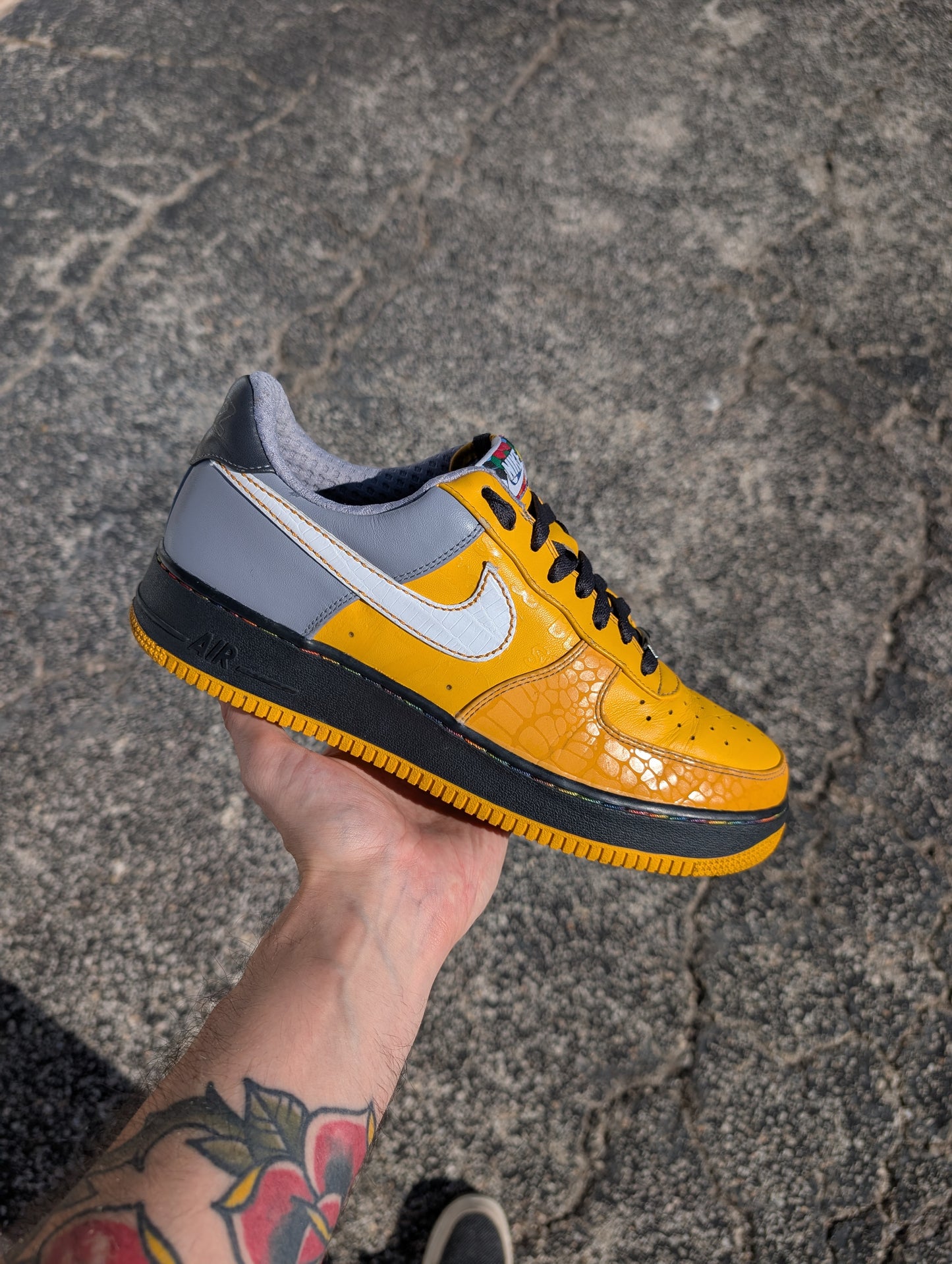 Nike Air Force 1 "Gaucho's Gym: Yellow" (2007)